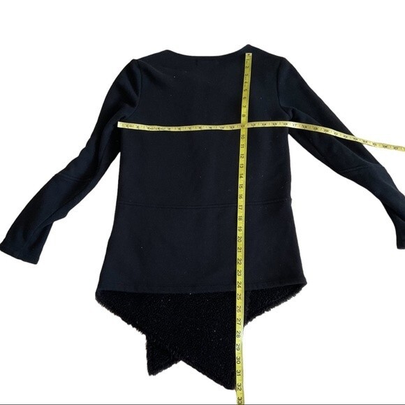 Velvet by Graham and Spencer Faux Shearling Waterfall Moto Women's Jacket XS - Picture 4 of 7